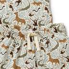 Organic Short Sleeved Pyjamas - Mini Jungle