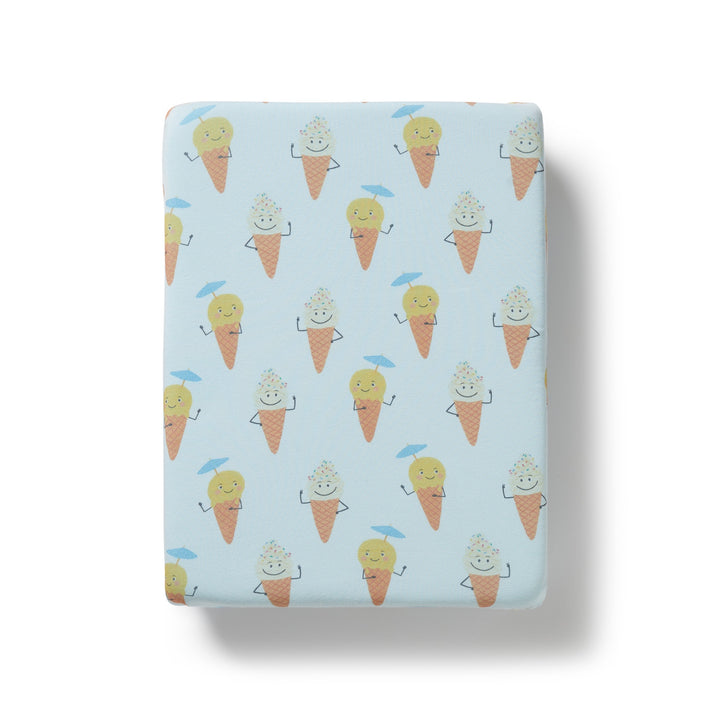 Wilson & Frenchy Organic Bassinet Sheet - Frosty Friends