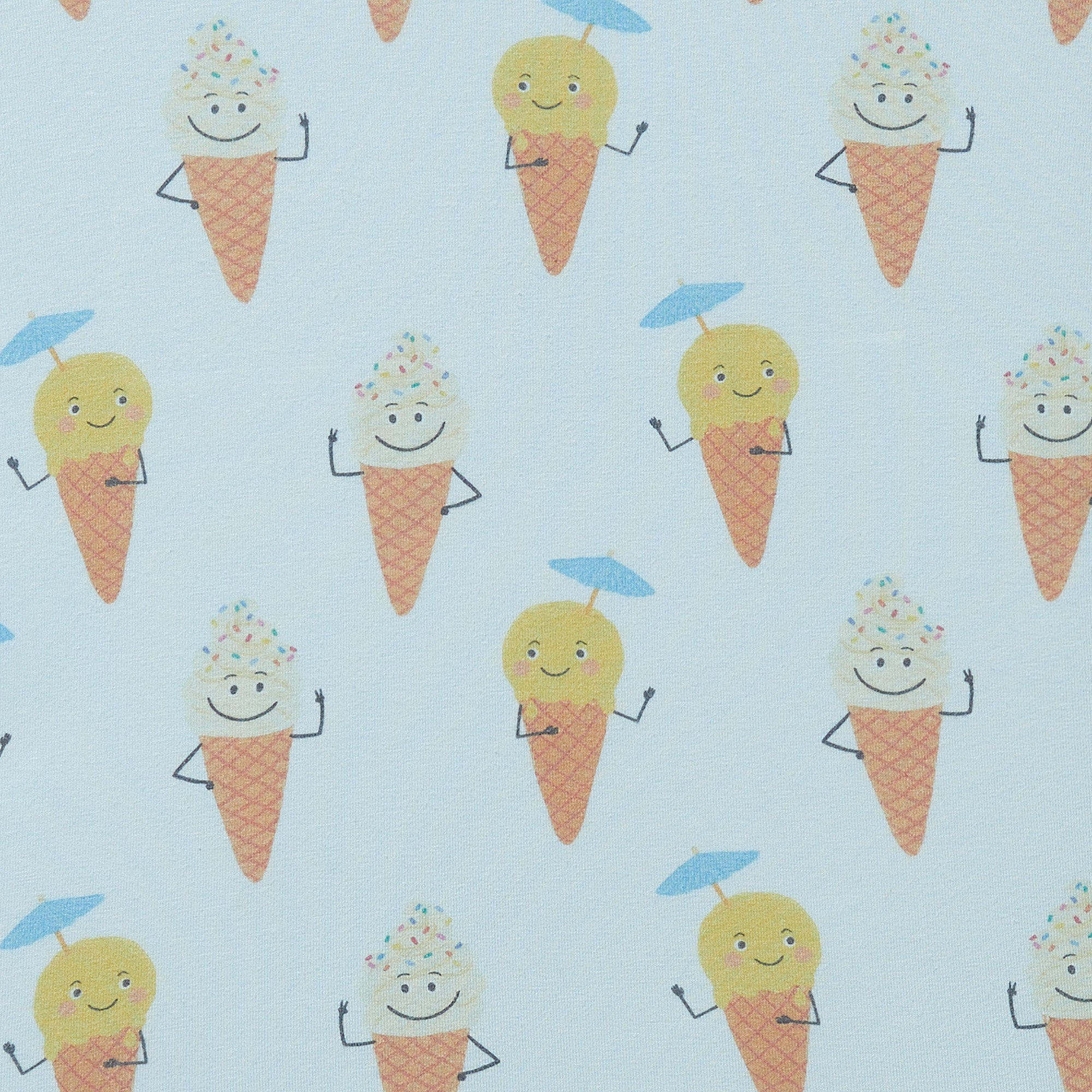 Organic Bassinet Sheet - Frosty Friends