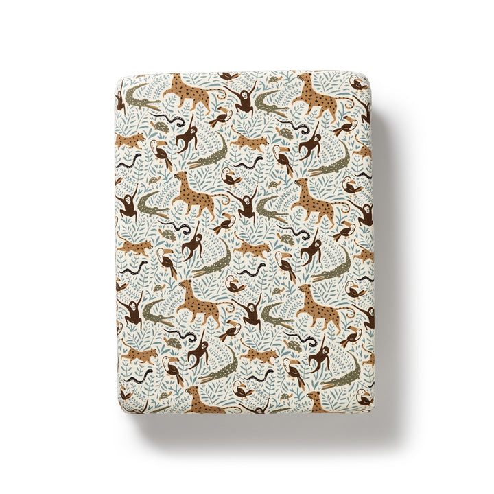 Wilson & Frenchy Organic Bassinet Sheet - Mini Jungle