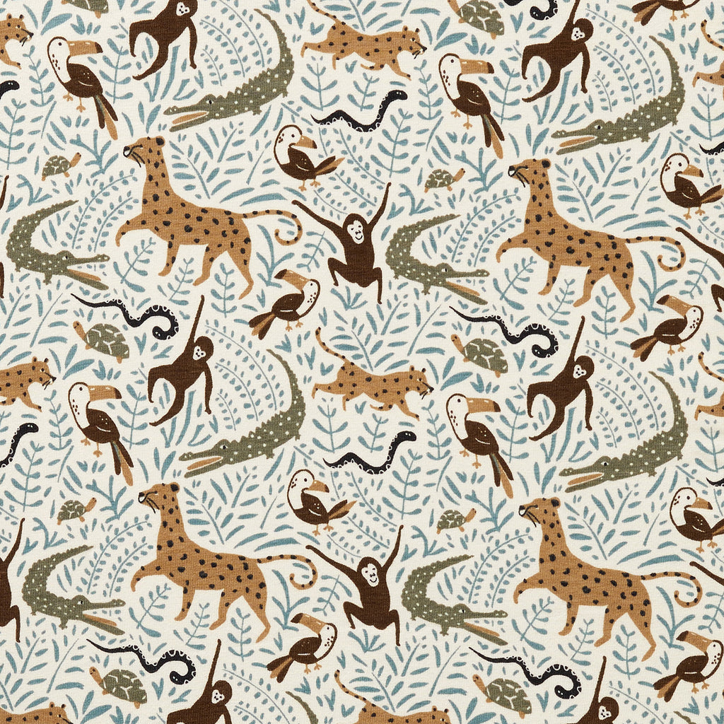 Organic Bassinet Sheet - Mini Jungle