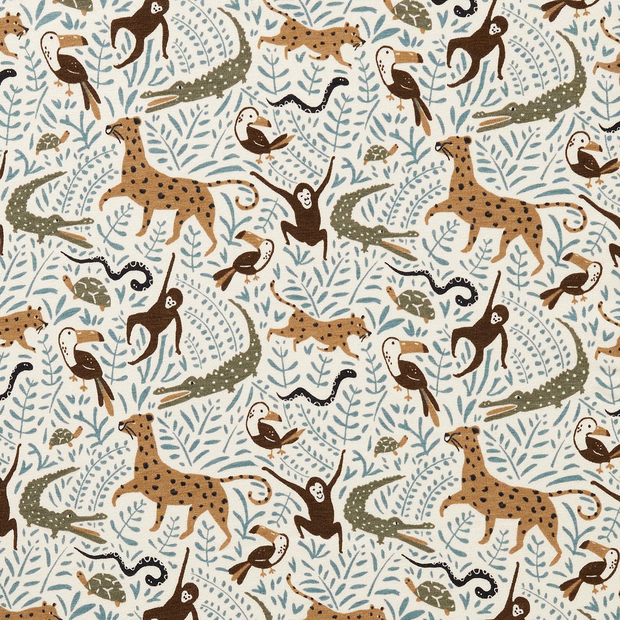 Organic Bassinet Sheet - Mini Jungle