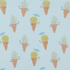 Organic Cot Sheet - Frosty Friends
