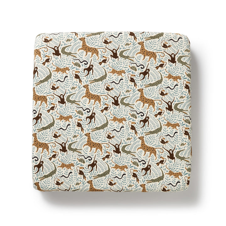 Wilson & Frenchy Organic Cot Sheet - Mini Jungle