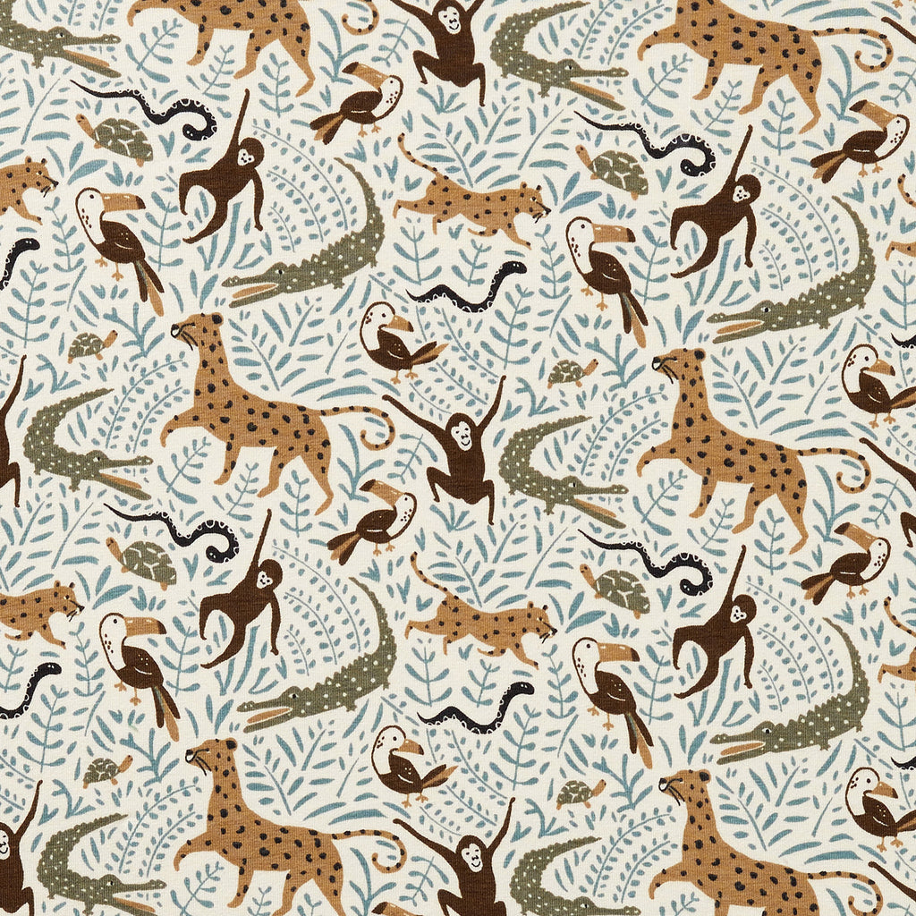 Organic Cot Sheet - Mini Jungle