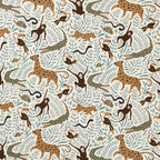 Organic Cot Sheet - Mini Jungle