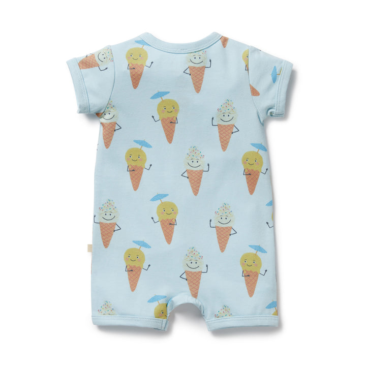 Wilson & Frenchy Organic Boyleg Zipsuit - Frosty Friends