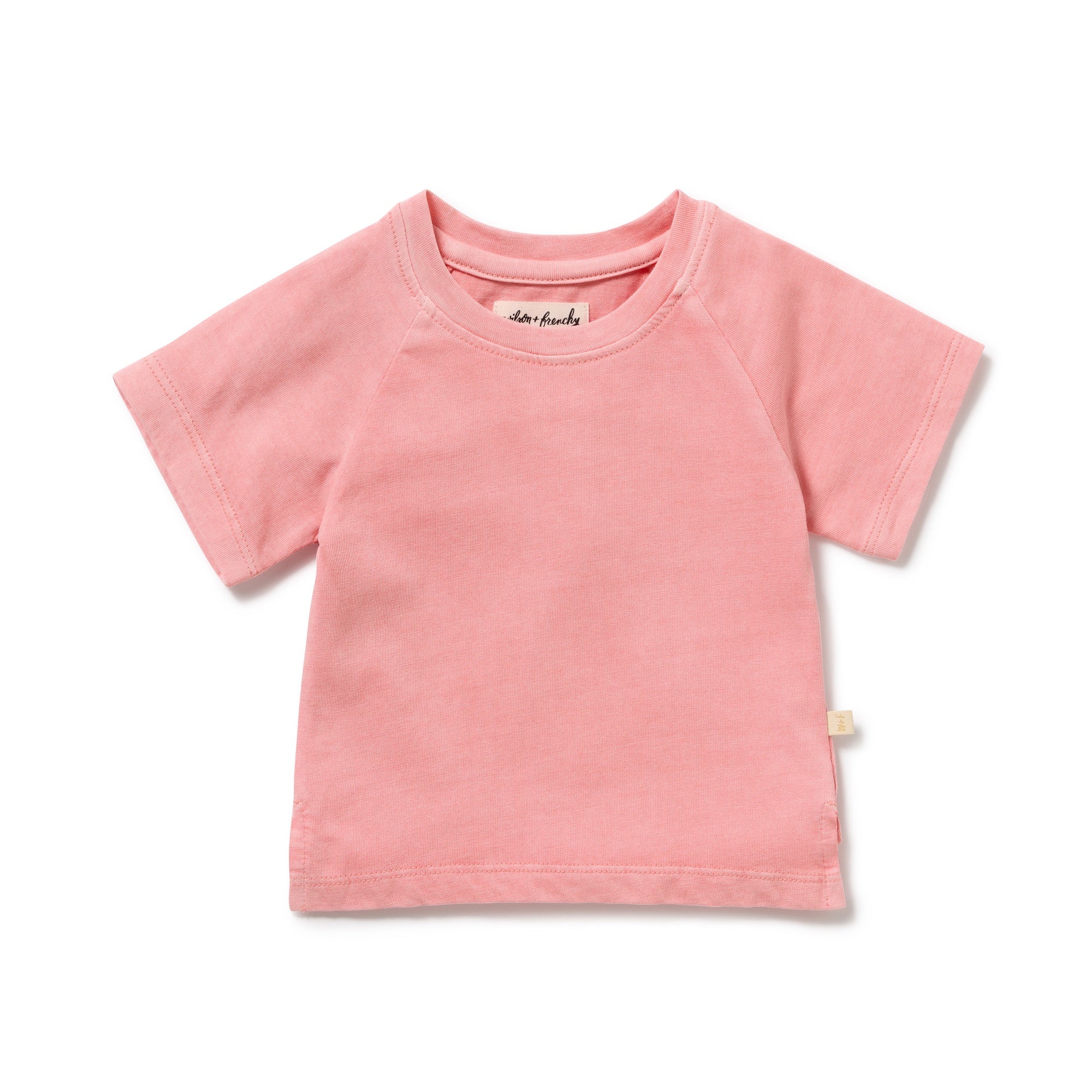 Organic Dyed Tee - Rose