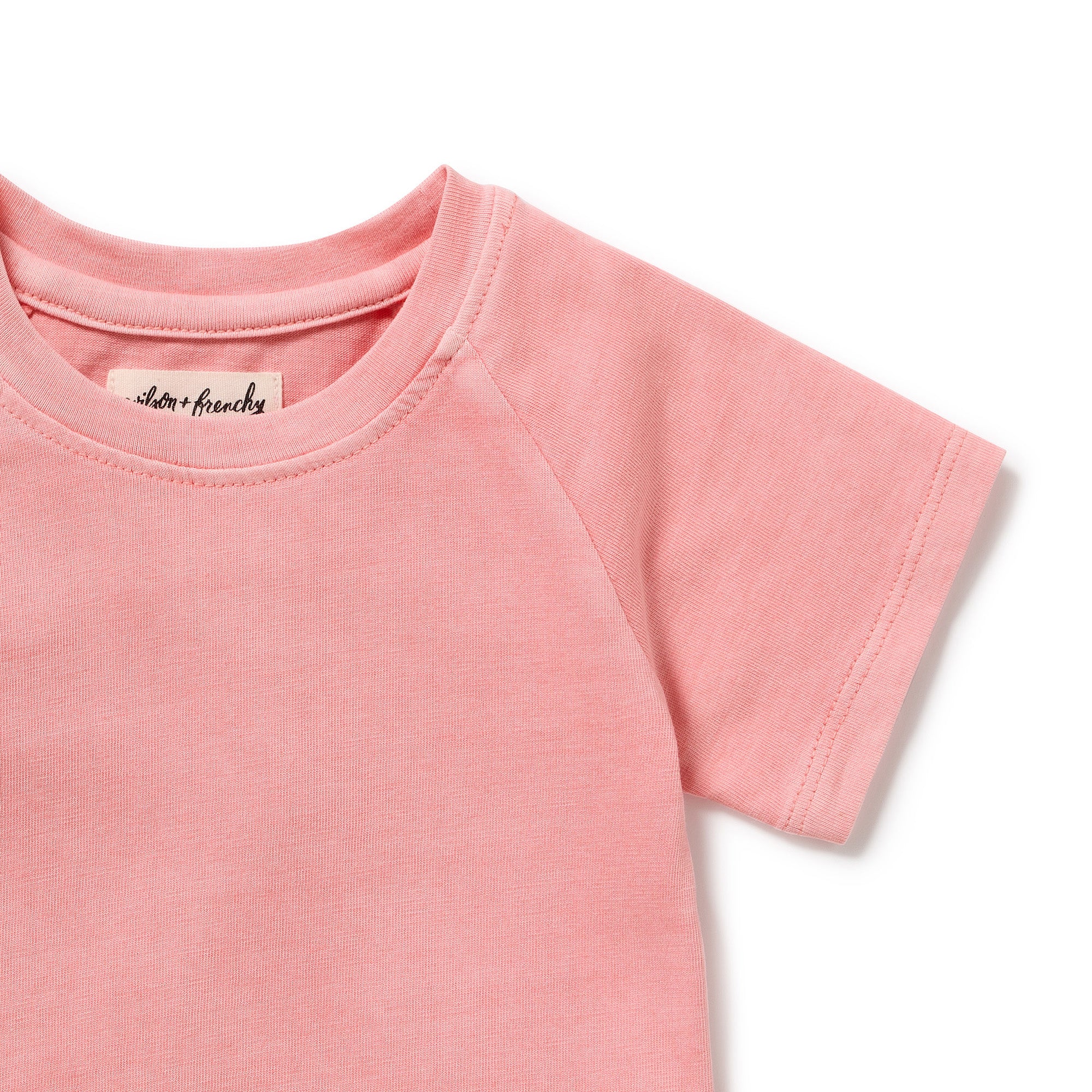 Organic Dyed Tee - Rose