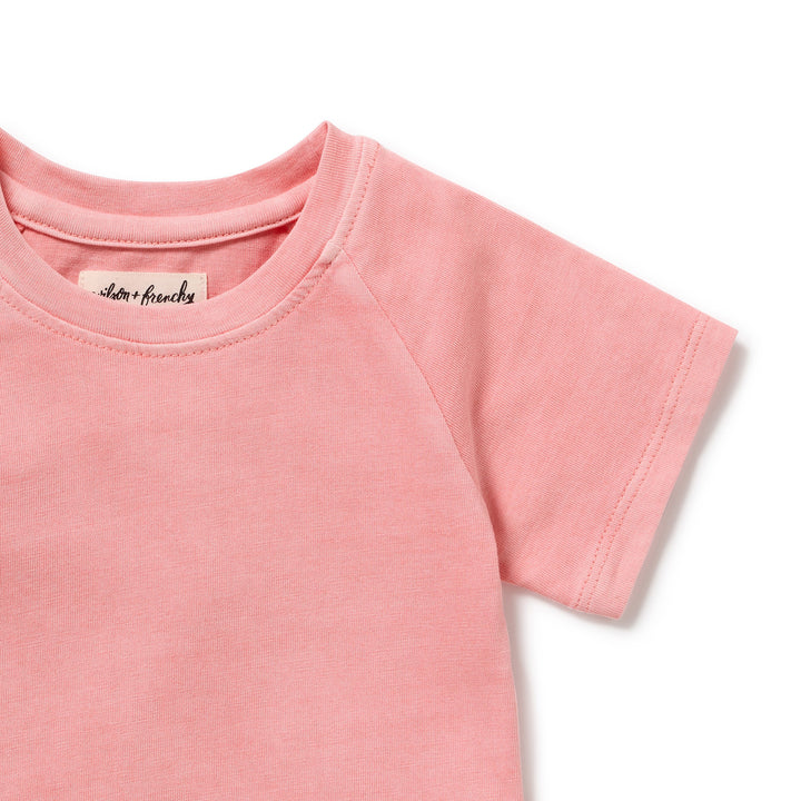 Wilson & Frenchy Organic Dyed Tee - Rose