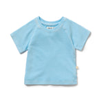 Organic Dyed Tee - Sky