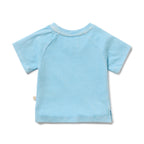 Organic Dyed Tee - Sky