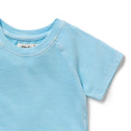 Organic Dyed Tee - Sky