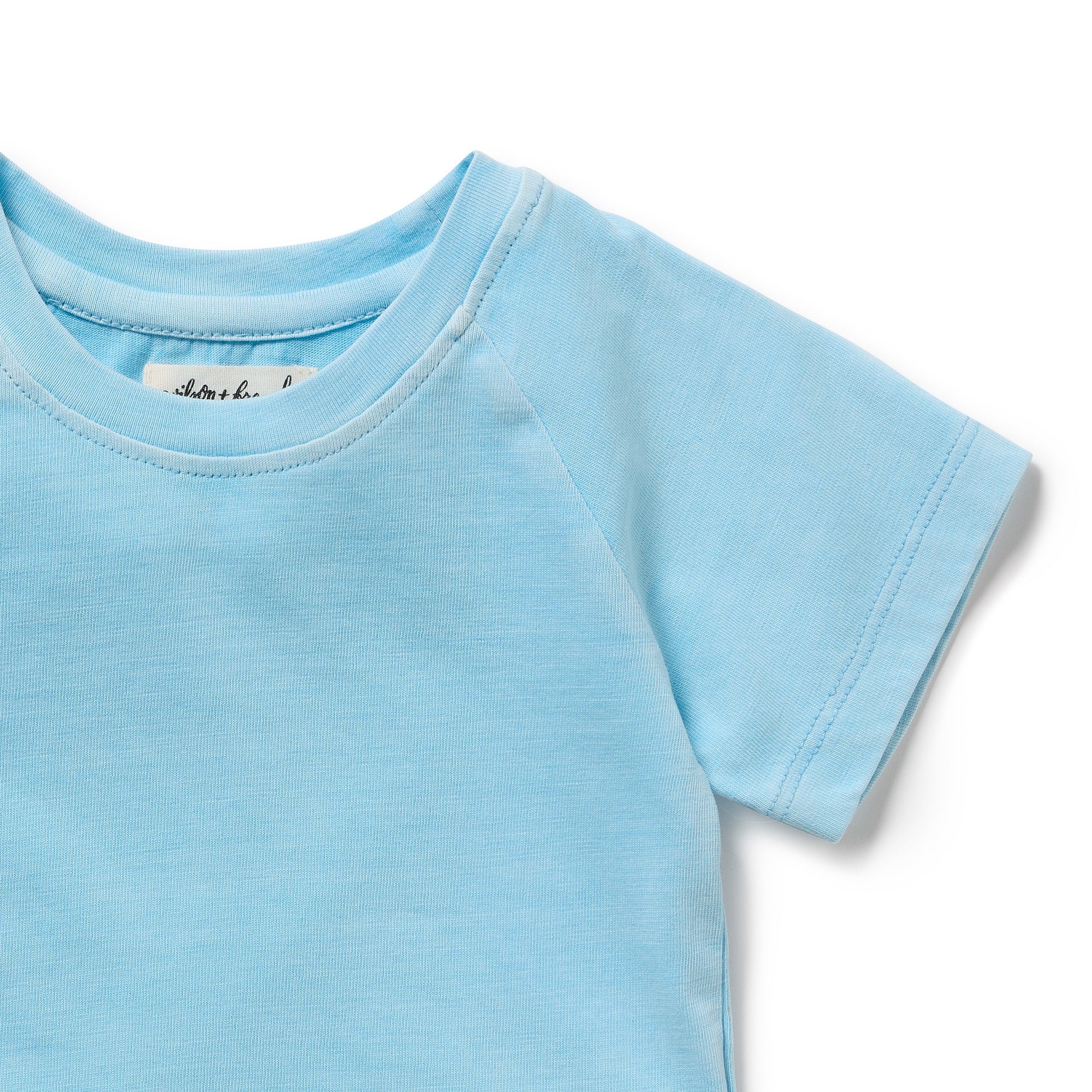 Wilson & Frenchy Organic Dyed Tee - Sky