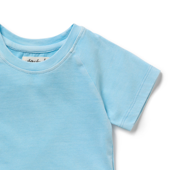 Wilson & Frenchy Organic Dyed Tee - Sky