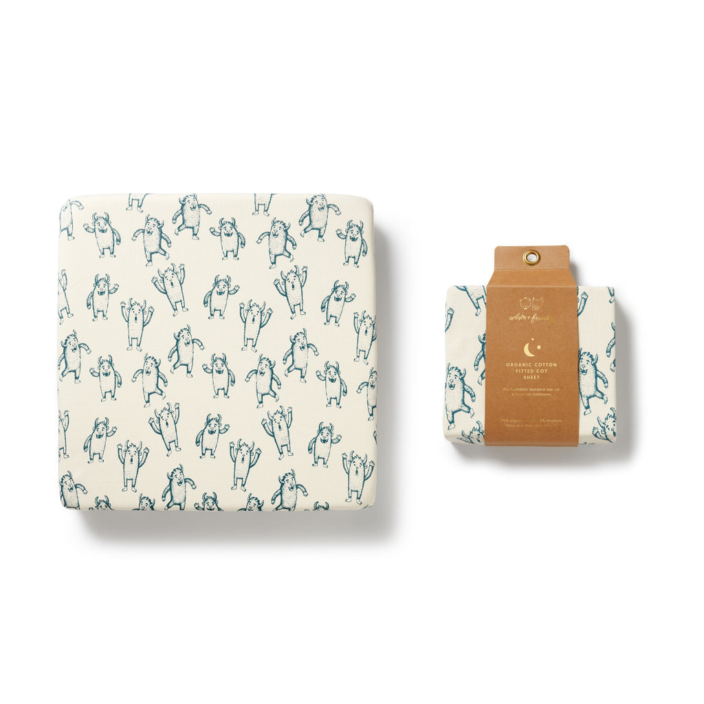 Organic Cot Sheet - Yeti