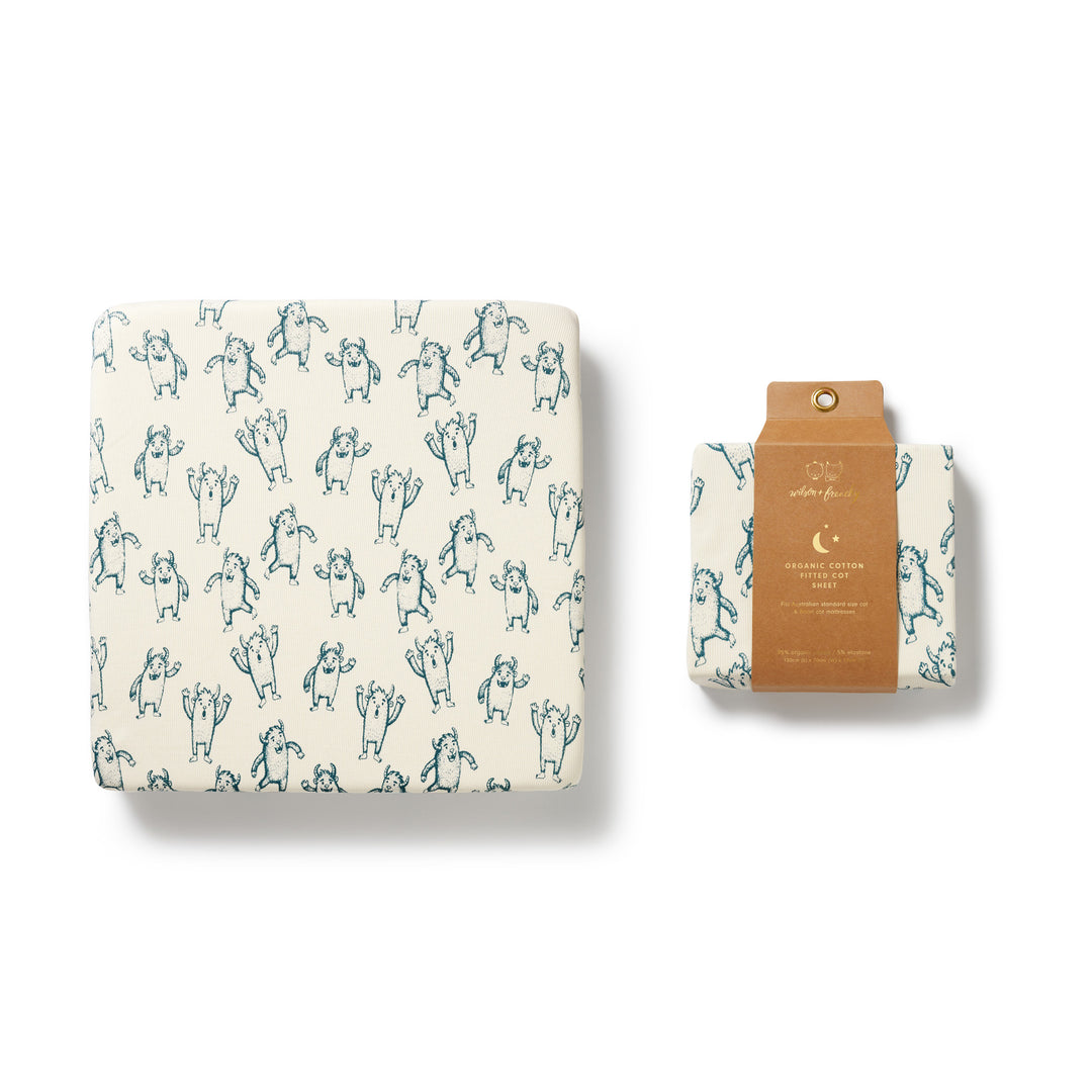 Wilson & Frenchy Organic Cot Sheet - Yeti