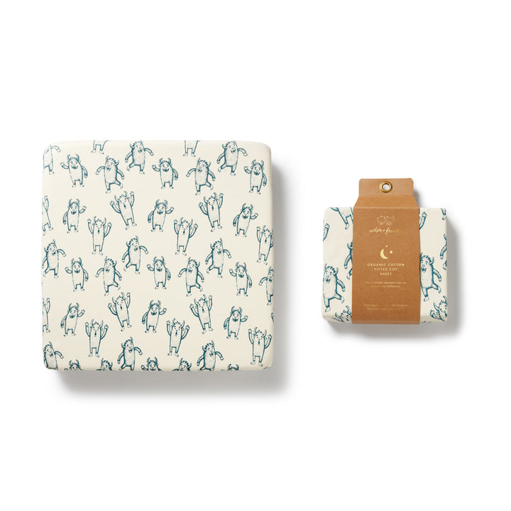 Wilson & Frenchy Organic Cot Sheet - Yeti