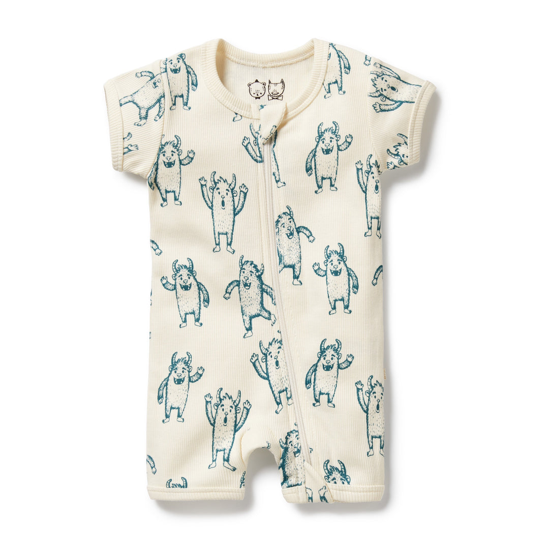 Wilson & Frenchy Organic Boyleg Zipsuit - Yeti