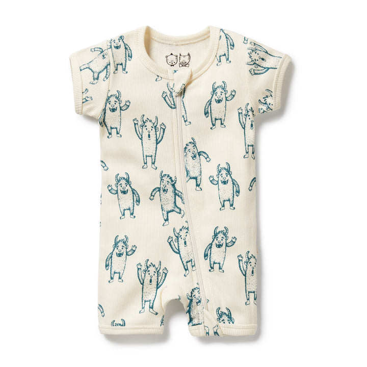 Wilson & Frenchy Organic Boyleg Zipsuit - Yeti