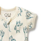 Organic Boyleg Zipsuit - Yeti