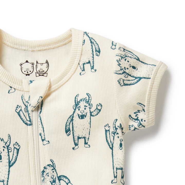 Wilson & Frenchy Organic Boyleg Zipsuit - Yeti