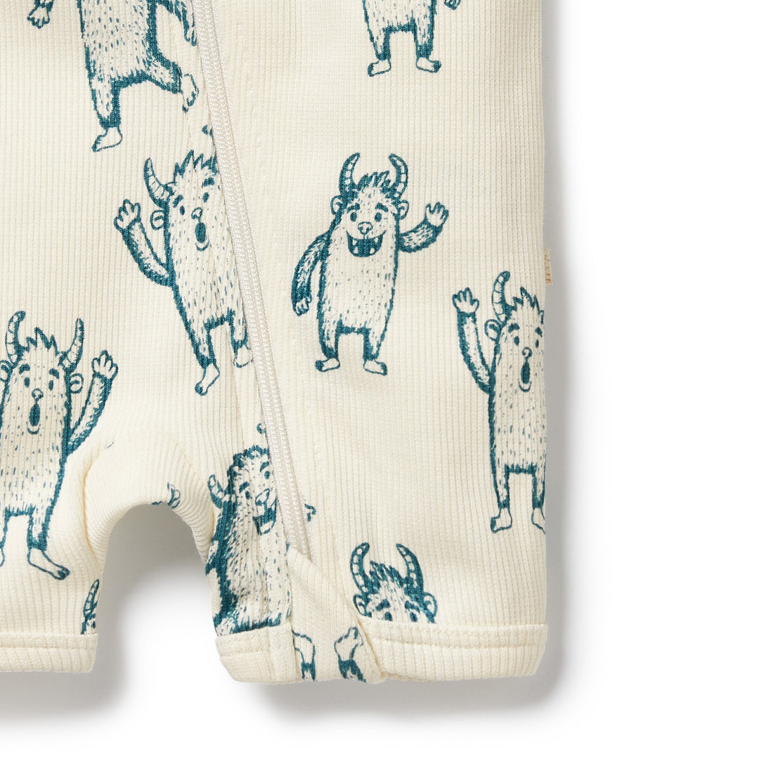 Wilson & Frenchy Organic Boyleg Zipsuit - Yeti