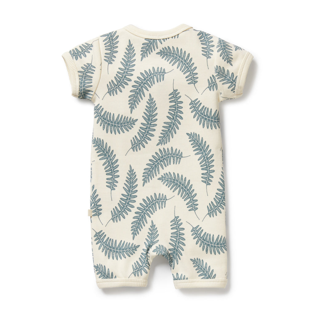 Wilson & Frenchy Organic Boyleg Zipsuit - Little Fronds