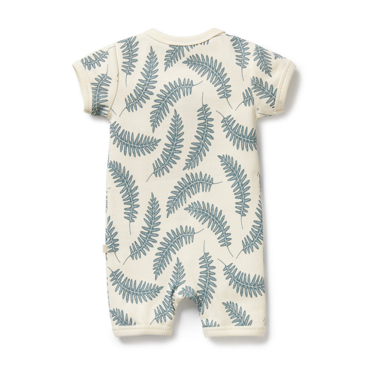 Wilson & Frenchy Organic Boyleg Zipsuit - Little Fronds