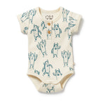 Organic Henley Bodysuit - Yeti