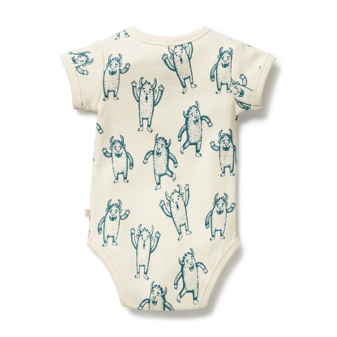 Wilson & Frenchy Organic Henley Bodysuit - Yeti