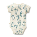 Organic Henley Bodysuit - Yeti