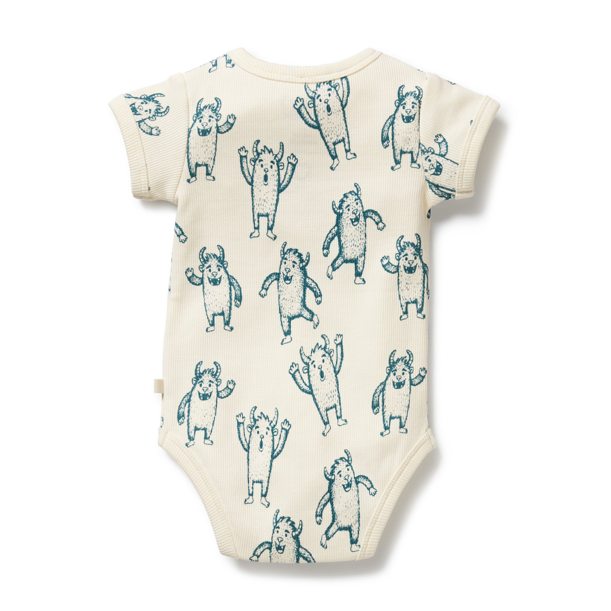 Wilson & Frenchy Organic Henley Bodysuit - Yeti