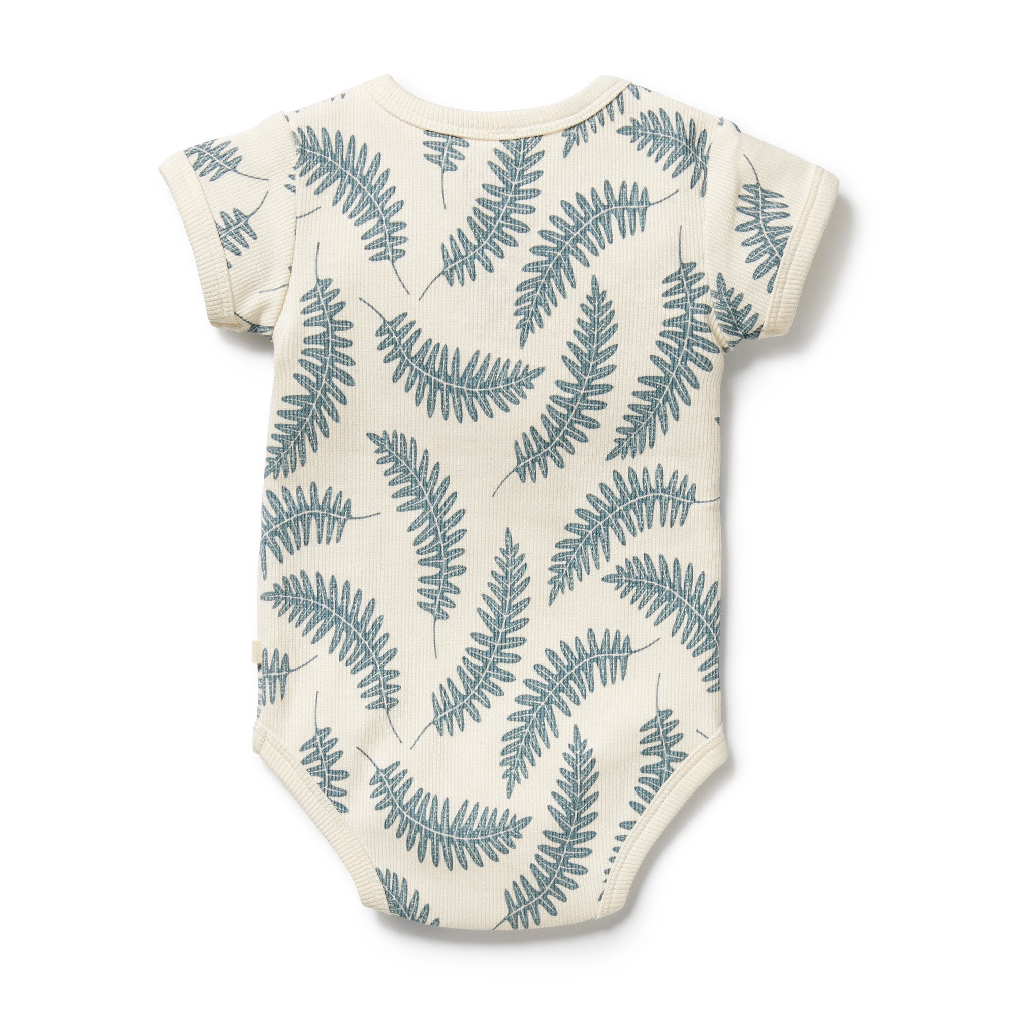 Wilson & Frenchy Organic Henley Bodysuit - Little Fronds