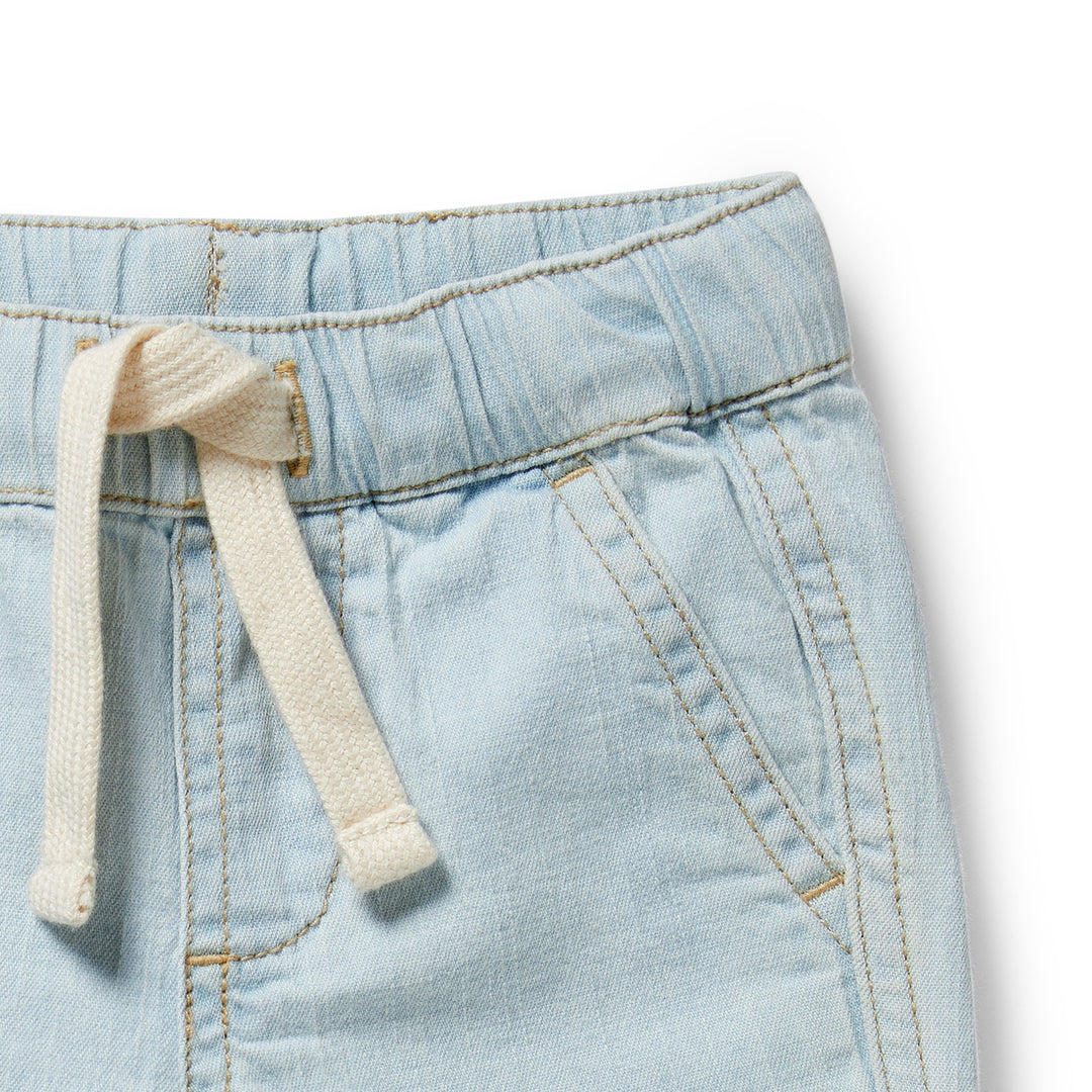 Wilson & Frenchy Organic Long Short - Denim