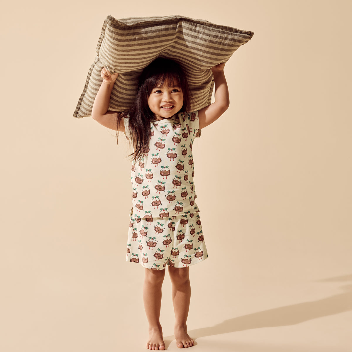 Little Pudin Organic Rib Short Sleeved Pyjamas