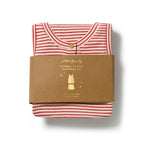Candy Cane Organic Stripe Rib Pyjamas