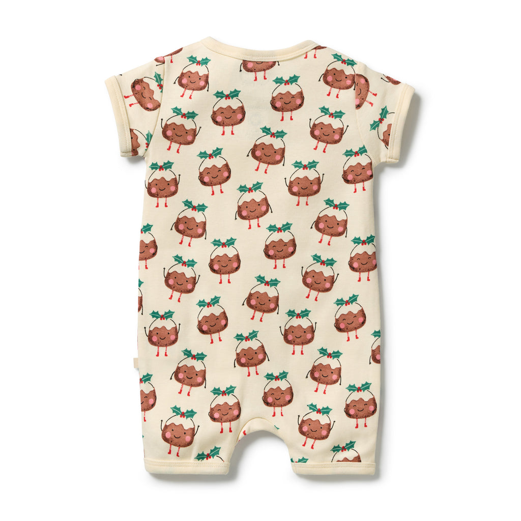 Little Pudin Organic Rib Boyleg Zipsuit