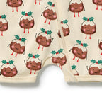 Little Pudin Organic Rib Boyleg Zipsuit
