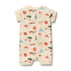 Deck the Halls Organic Rib Boyleg Zipsuit
