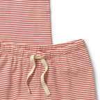 Candy Cane Organic Stripe Rib Womens Pyjamas