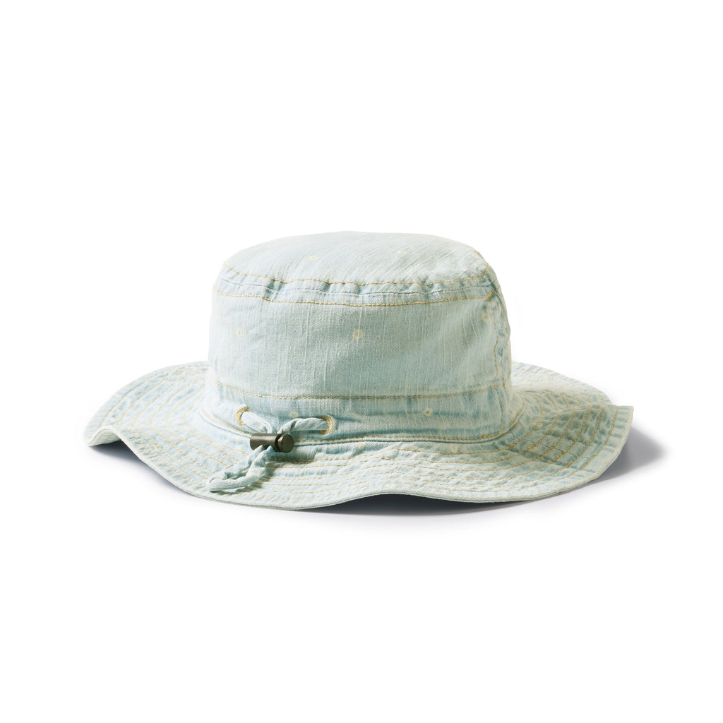 Ditsy Daisy Organic Denim Sun Hat