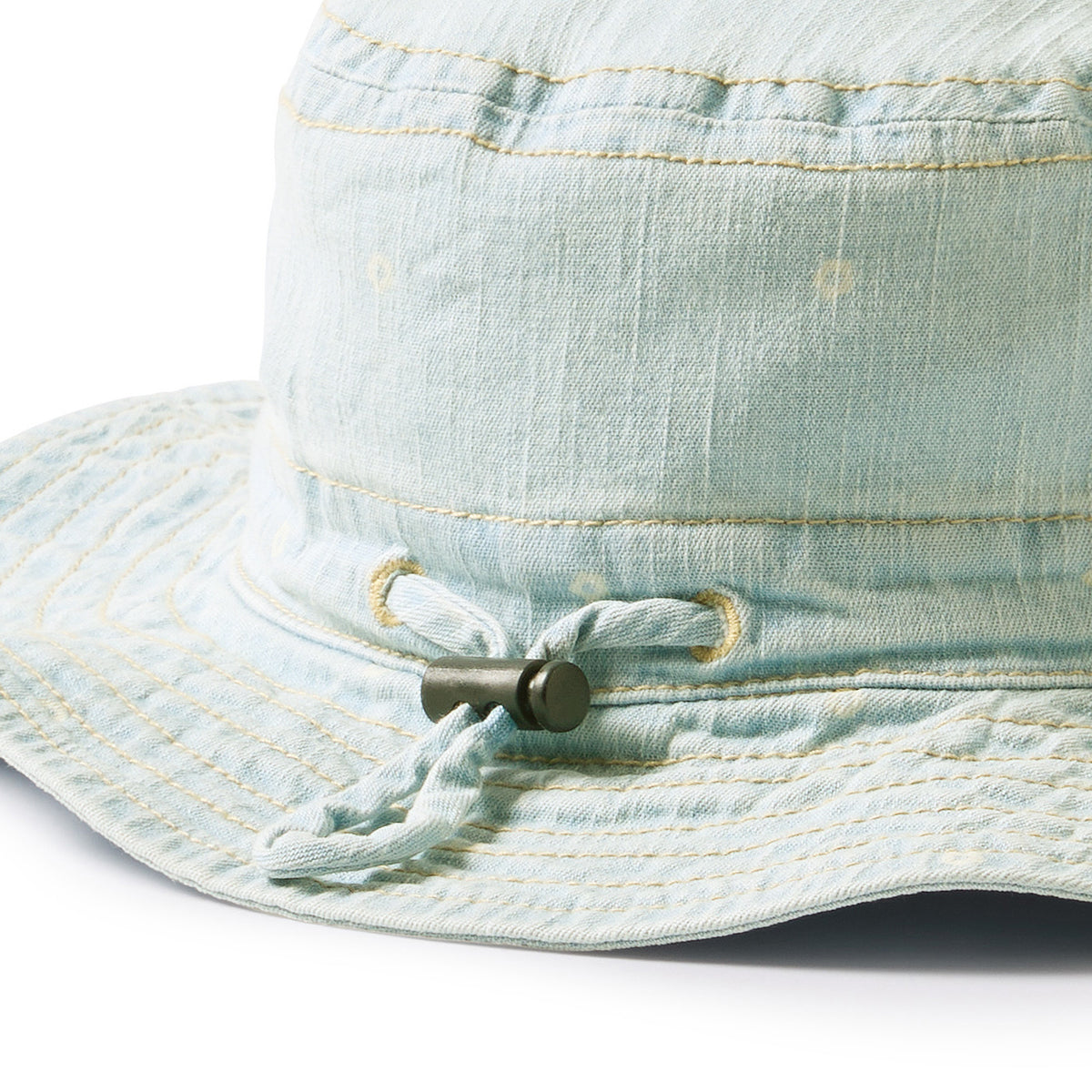 Ditsy Daisy Organic Denim Sun Hat