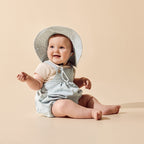 Ditsy Daisy Organic Denim Sun Hat