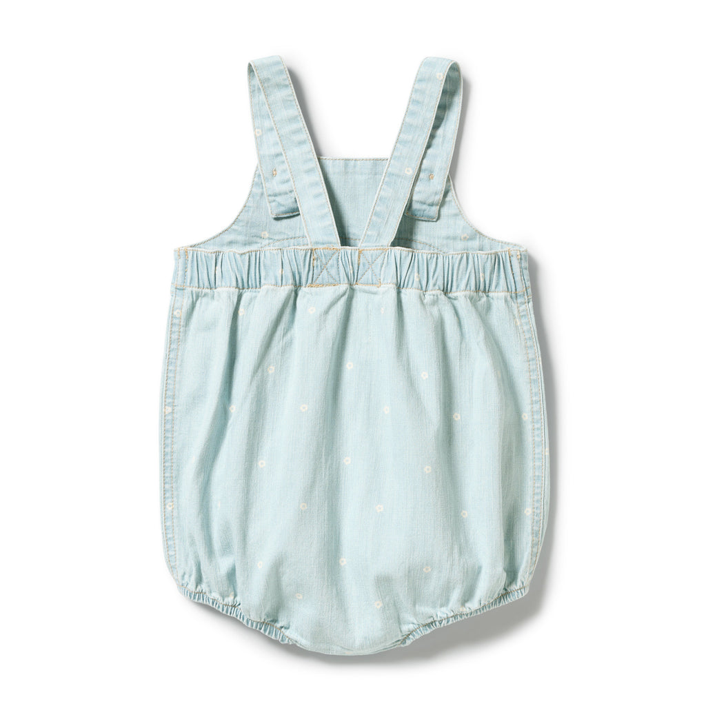 Ditsy Daisy Organic Denim Bodysuit