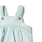 Ditsy Daisy Organic Denim Bodysuit
