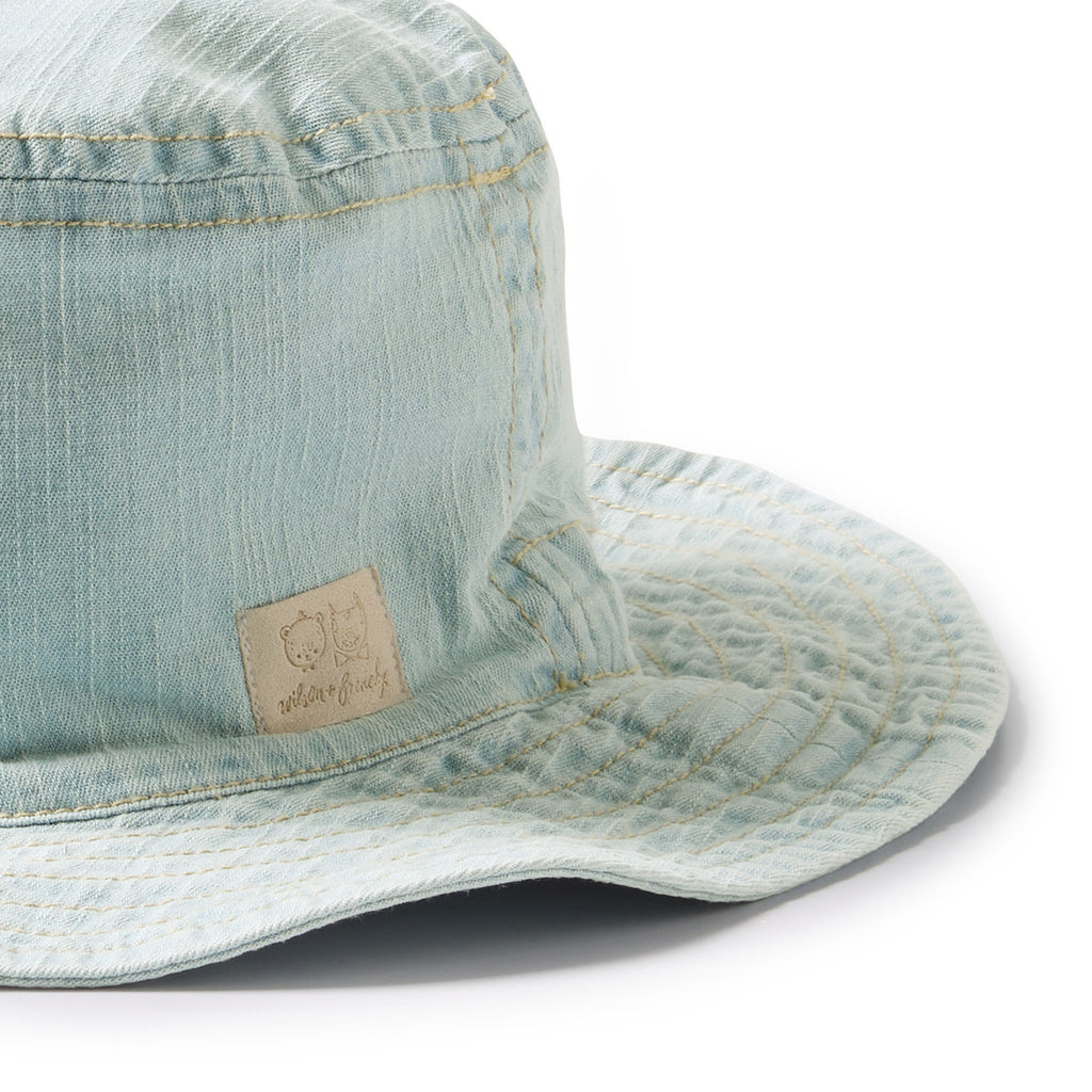 Organic Denim Sun Hat