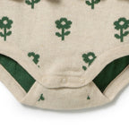 Fleur Organic Knitted Jacquard Playsuit
