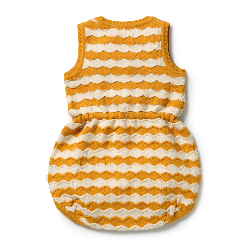 Marmalade Organic Knitted Chevron Bodysuit