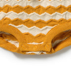 Marmalade Organic Knitted Chevron Bodysuit